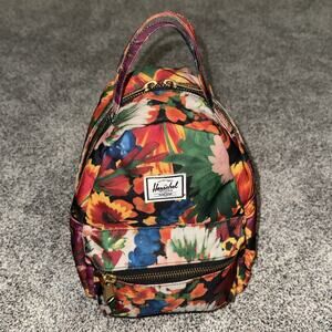 Herschel Supply Co. Bloom Floral Canvas Nova Mini Compact Backpack 9L